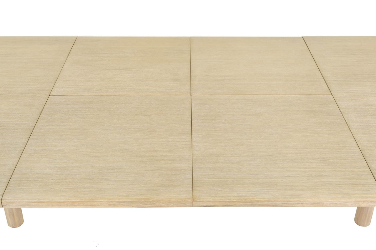 Both leaves in place on the extended Ilaria table top