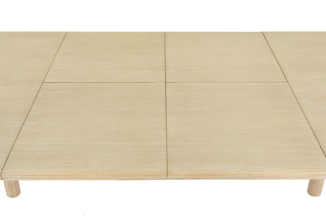 Ilaria Acacia Extendable Oval Dining Table - Extends 71 to 102 Inches