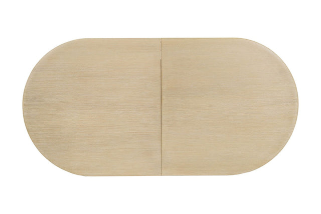 Ilaria Acacia Extendable Oval Dining Table - Rounded Oval Top