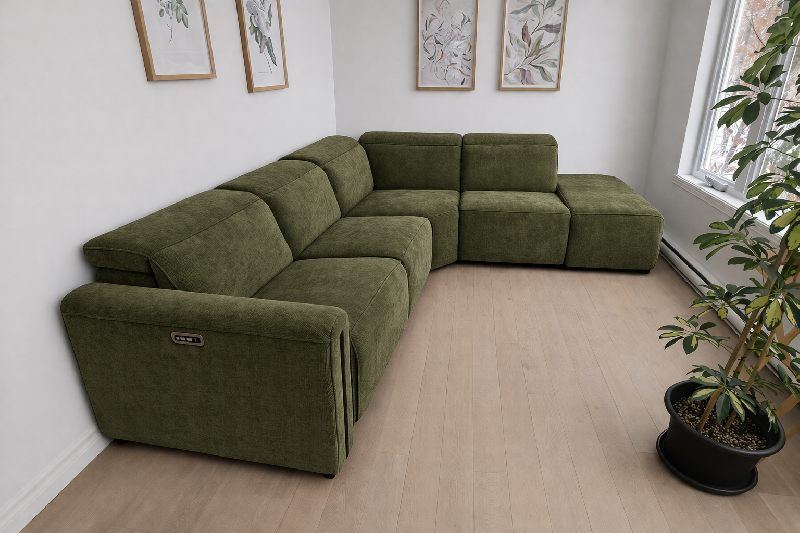 Octavia Fabric Dual Reclining Cloud Sofa