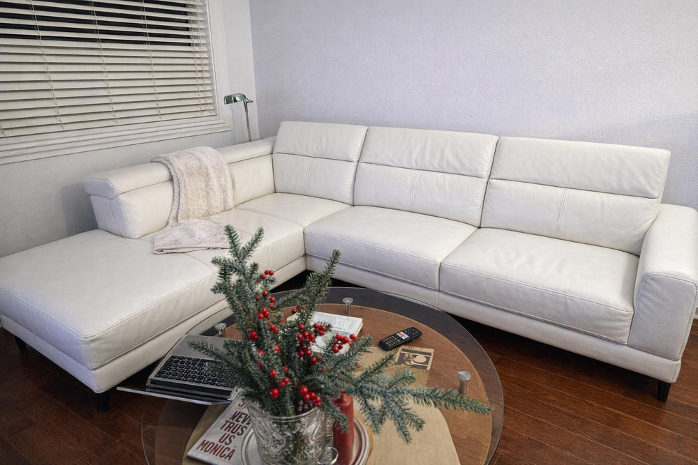 Valletta Leather Sectional Sofa