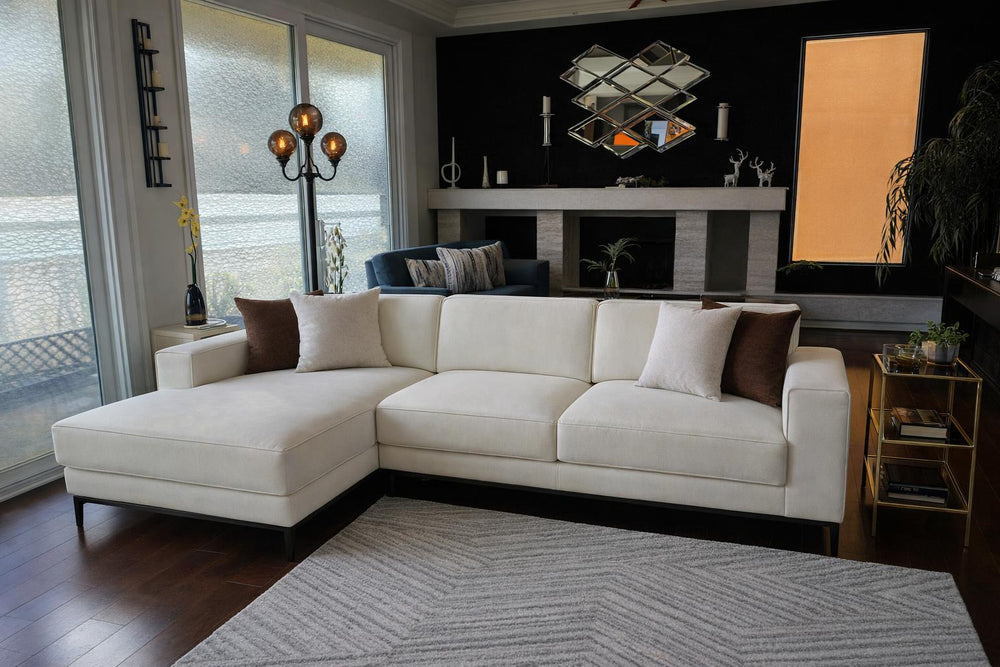 Valletta Leather Corner Sectional Sofa