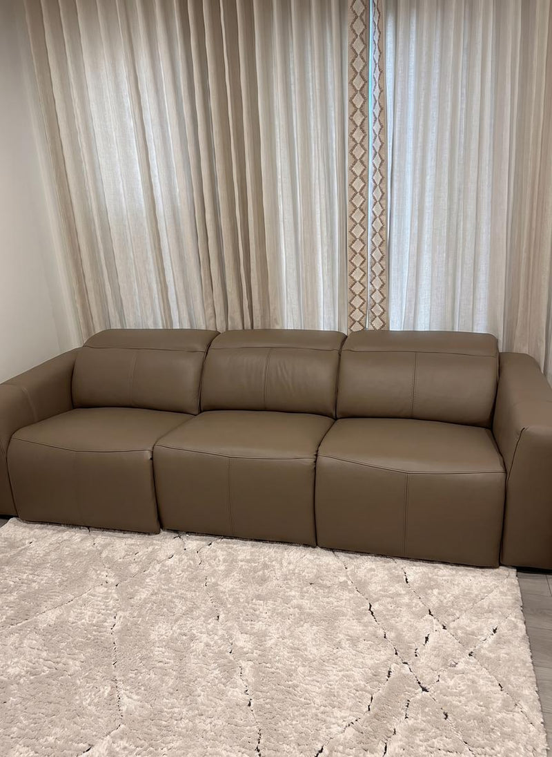 Carmen Leather Dual Recliner Sofa