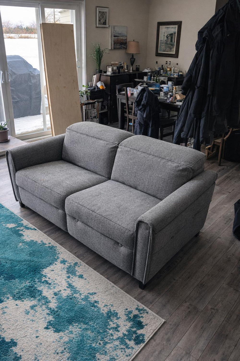 Octavia Fabric Dual Reclining Cloud Sofa