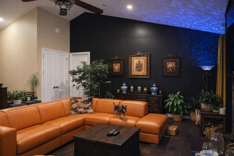 Clara Leather Recliner Sectional Sofa