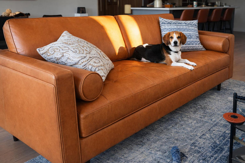 Isabella Leather Sofa