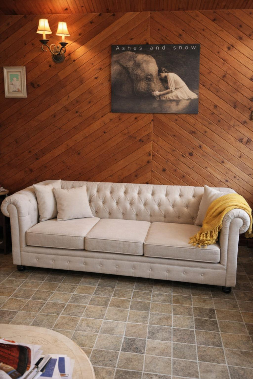 Cerna Fabric Chesterfield Sofa