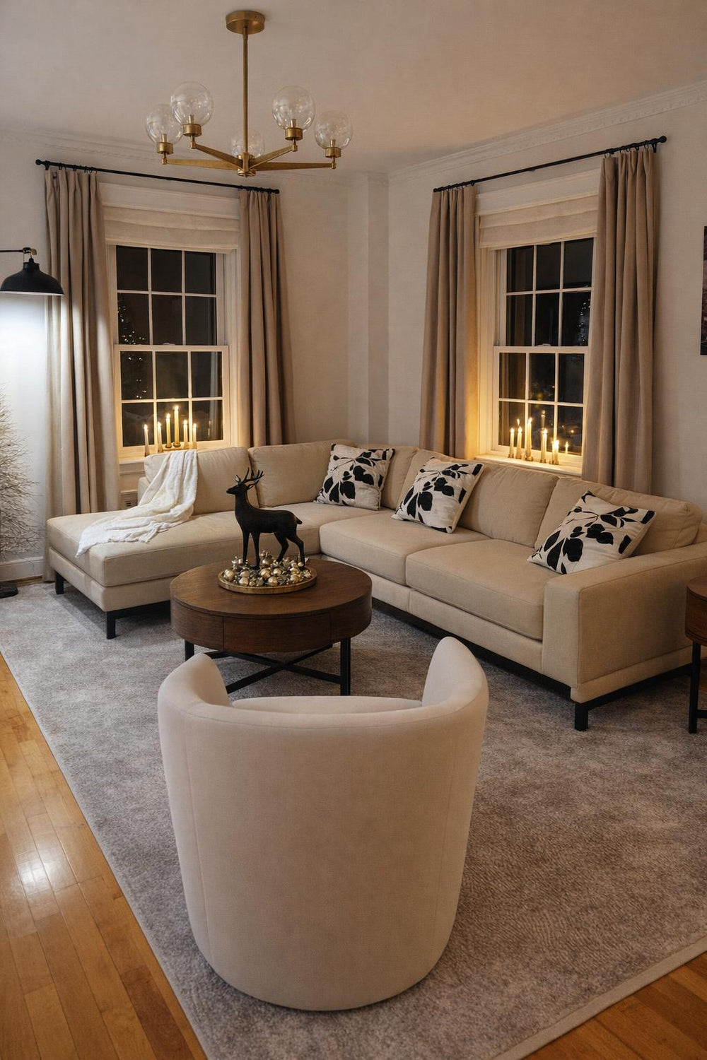 Valletta Leather Sectional Sofa