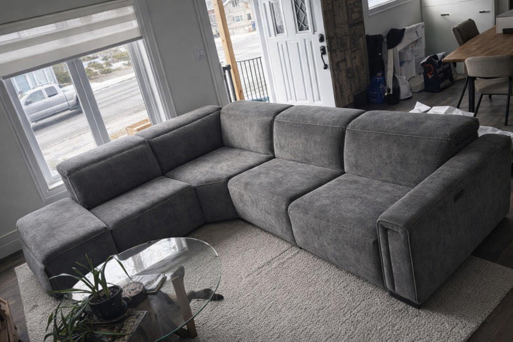Octavia Fabric Dual Reclining Cloud Sofa