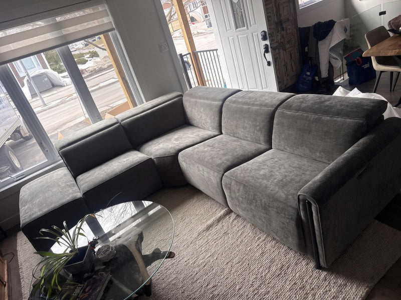 Octavia Fabric Dual Reclining Cloud Sofa