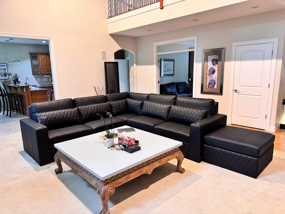 Pisa Leather Lounge Sectional