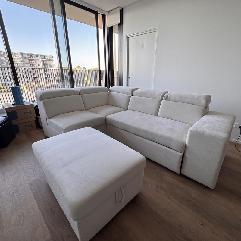 Finn Fabric Sectional Sofa Bed