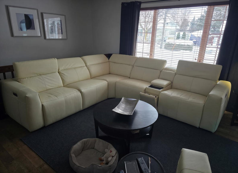 Carmen Leather Dual Recliner Sofa
