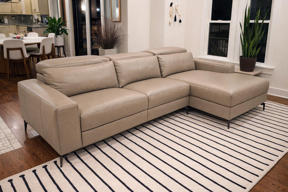 Esther Leather Dual Recliner Sofa