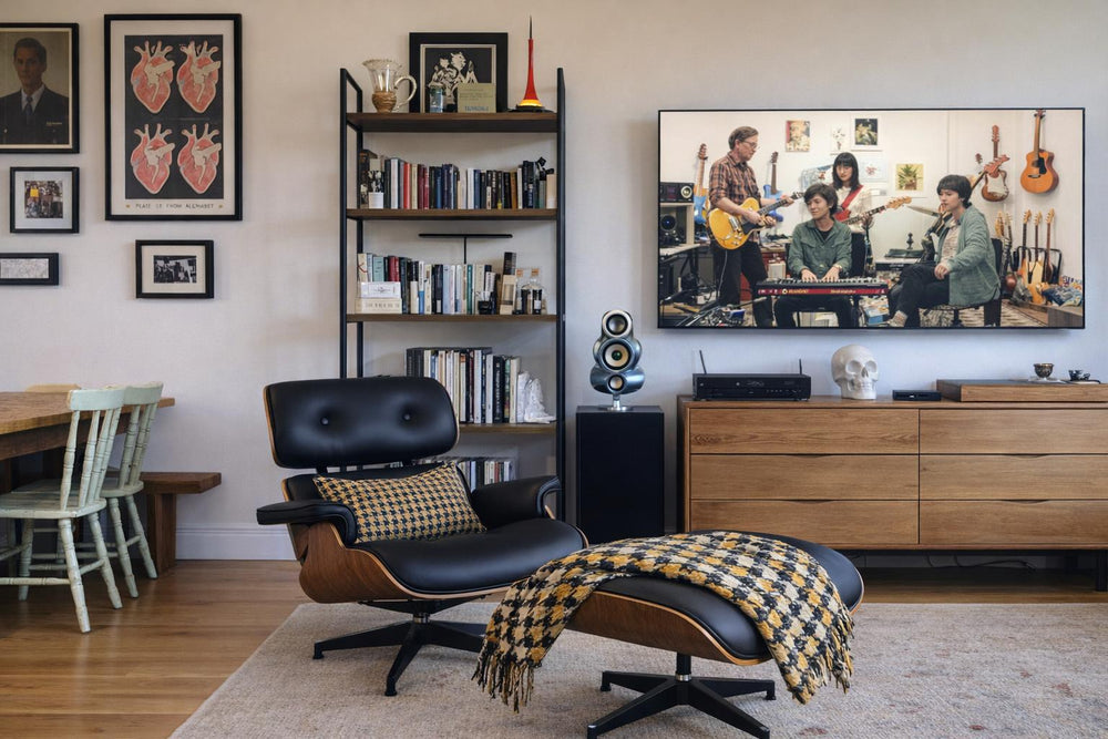 Armoni Leather Chair & Ottoman