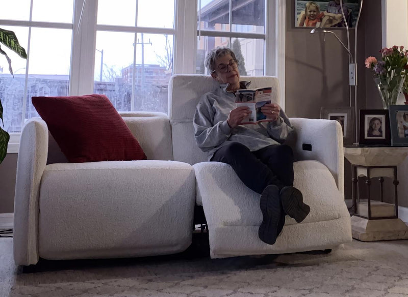 Alexandra Boucle Recliner Sofa
