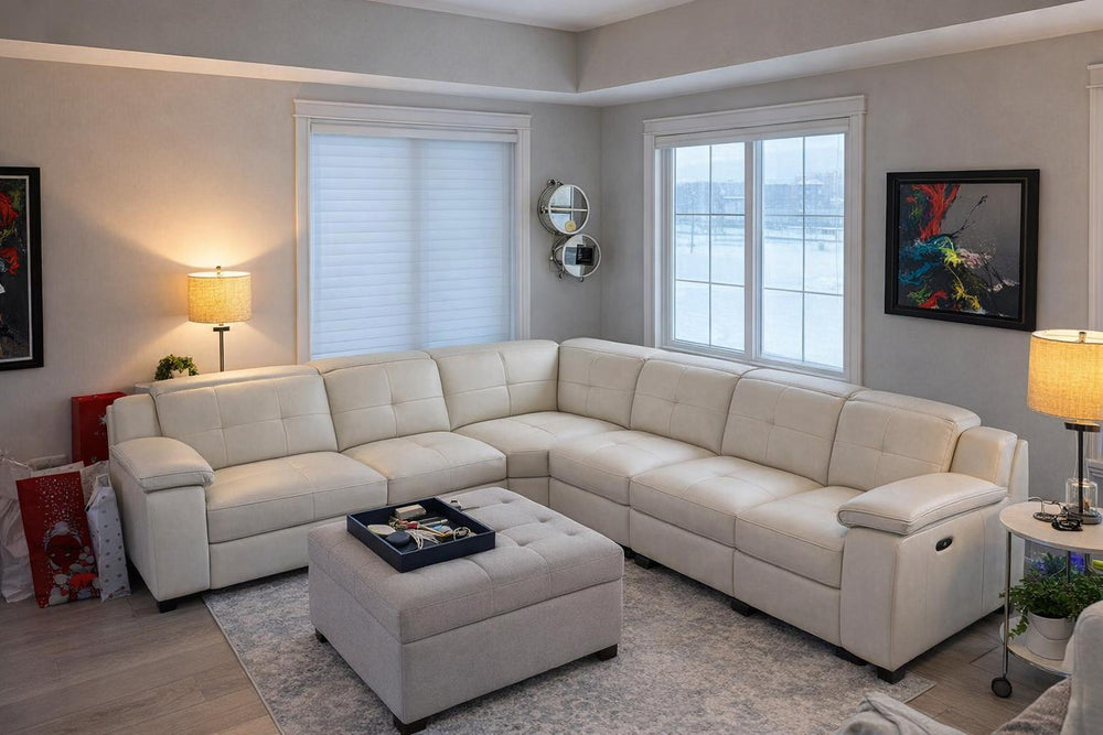 Ellie Leather Sofa