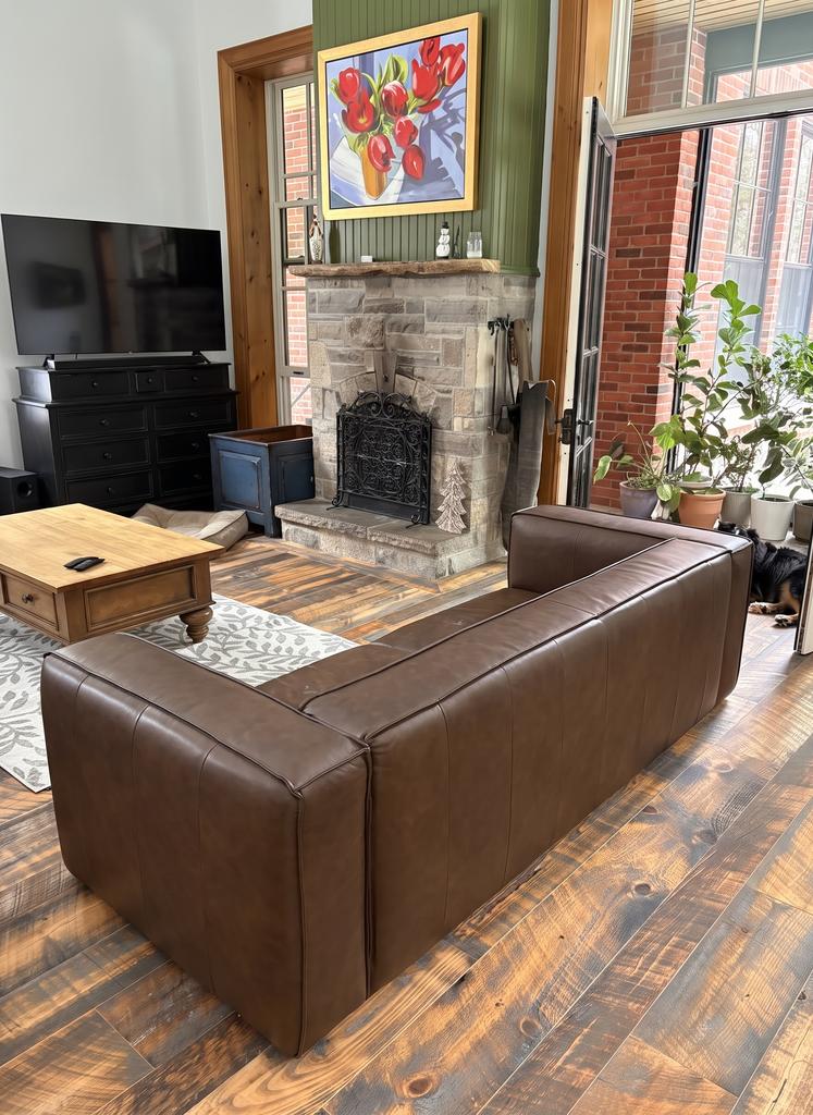 Graz Leather Sofa