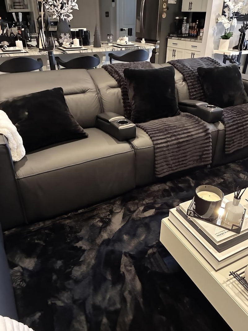 Emery Leather Recliner Sofa