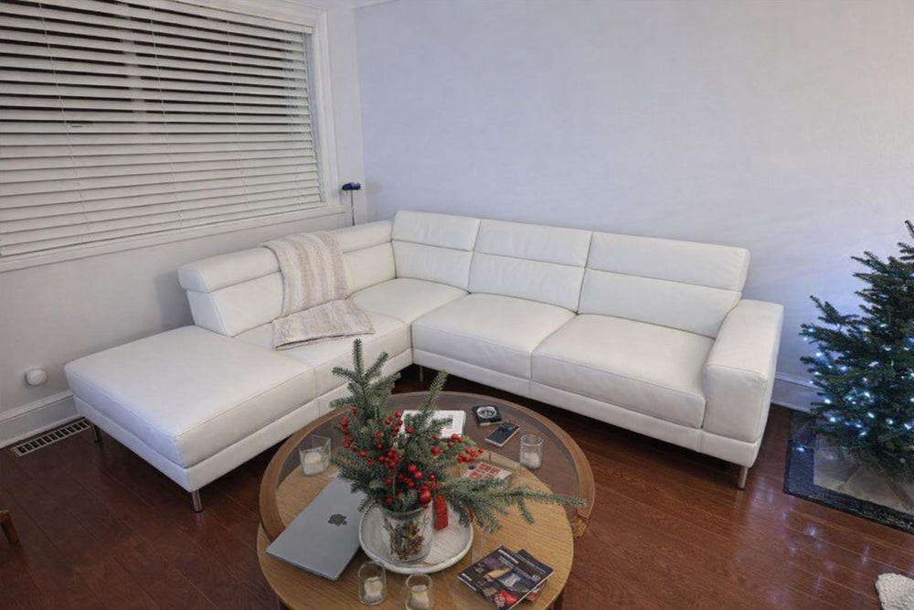 Valletta Leather Sectional Sofa