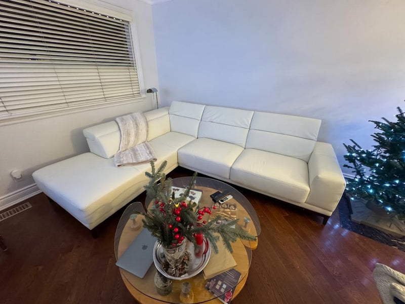 Valletta Leather Sectional Sofa
