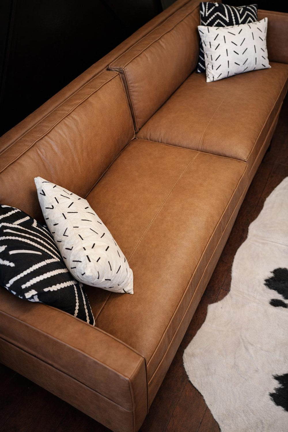 Alaina Leather Sofa