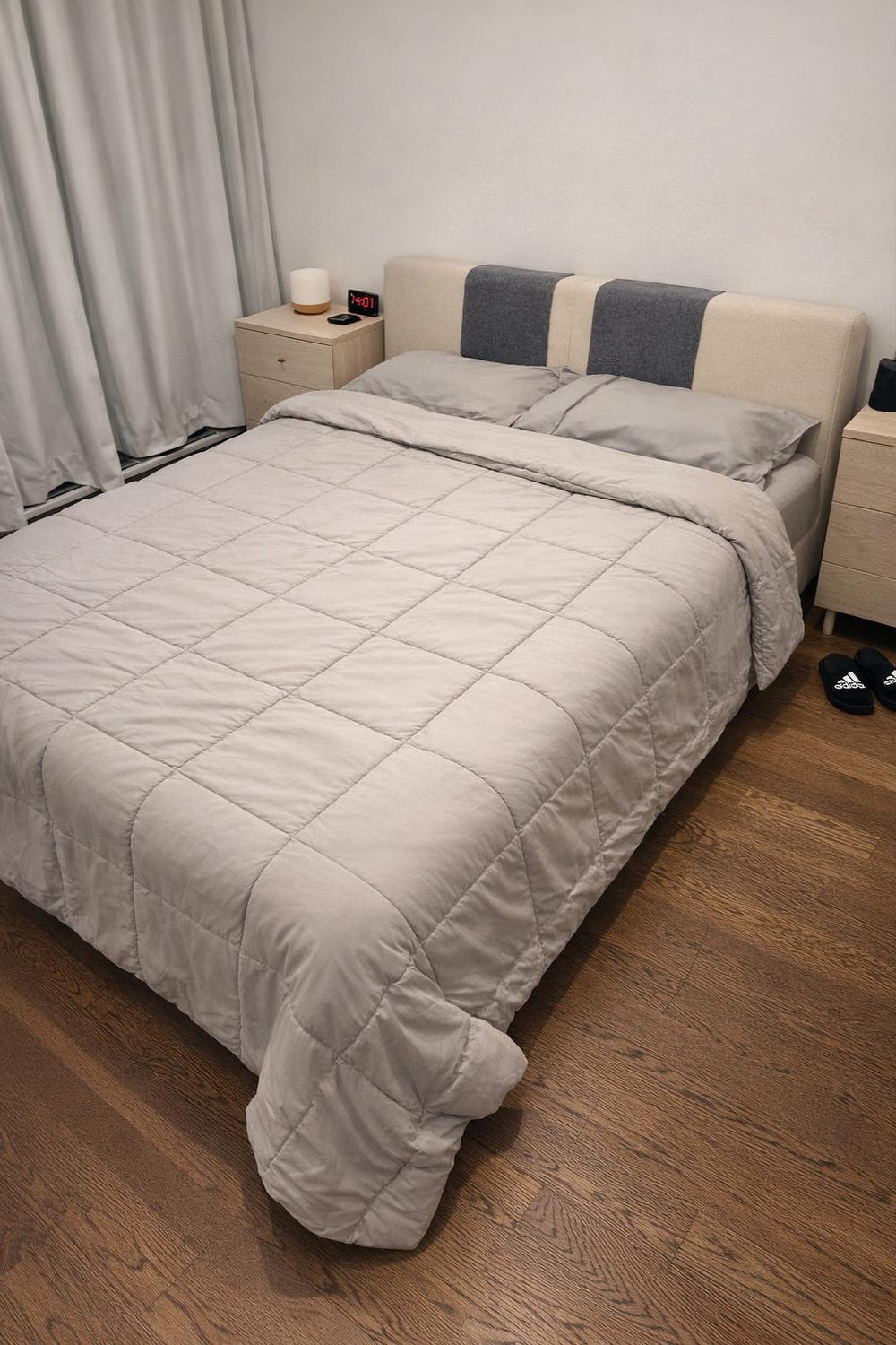 Aubrey Fabric Upholstered Bed Frame