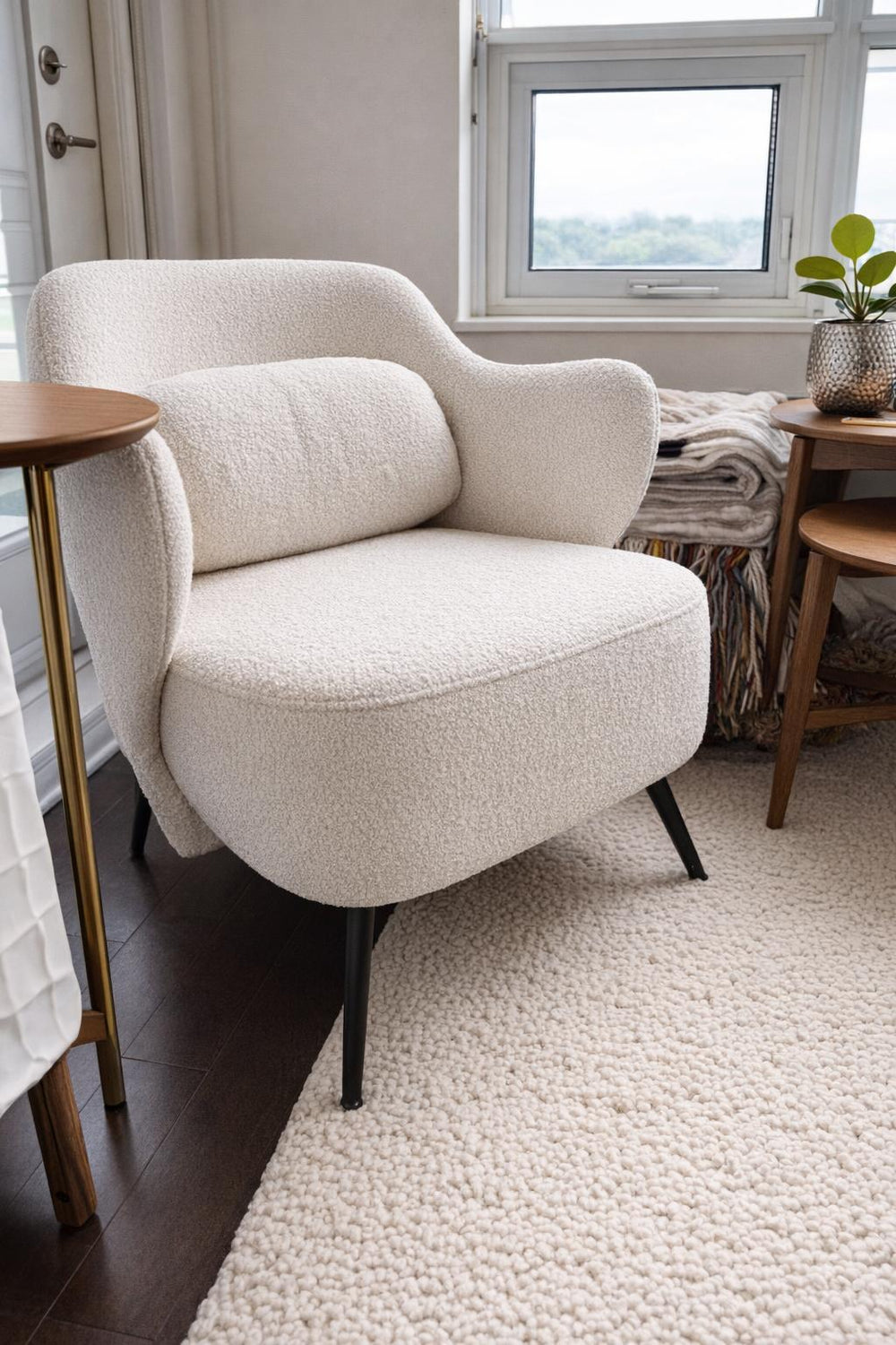 Erica Boucle Accent Chair