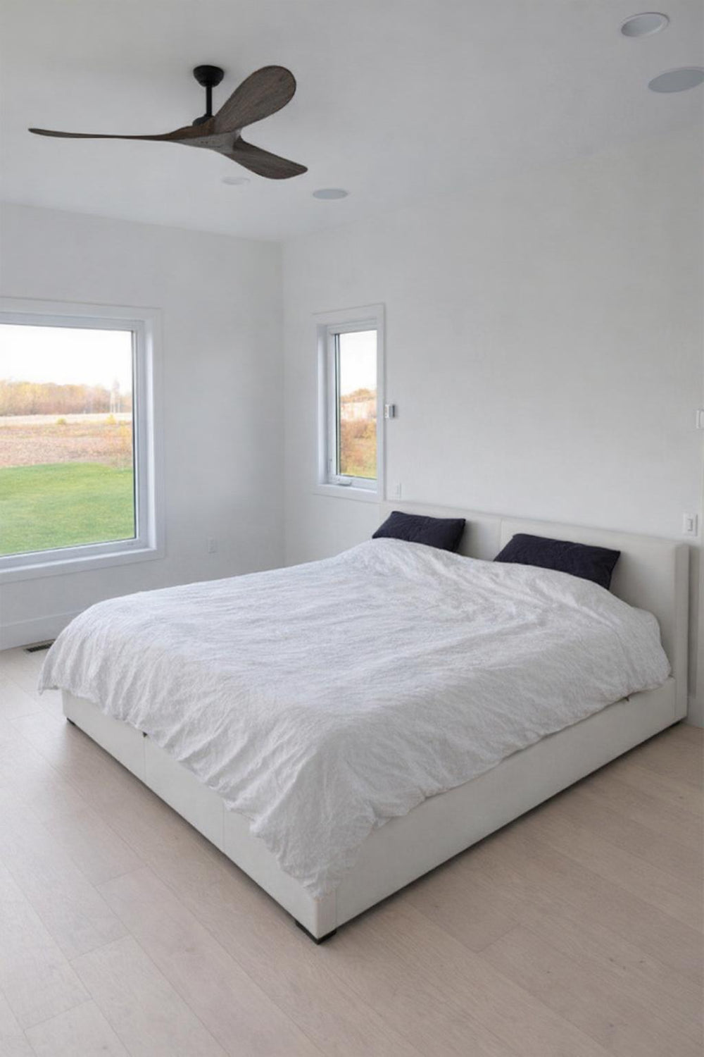 Aubrey Fabric Upholstered Bed Frame