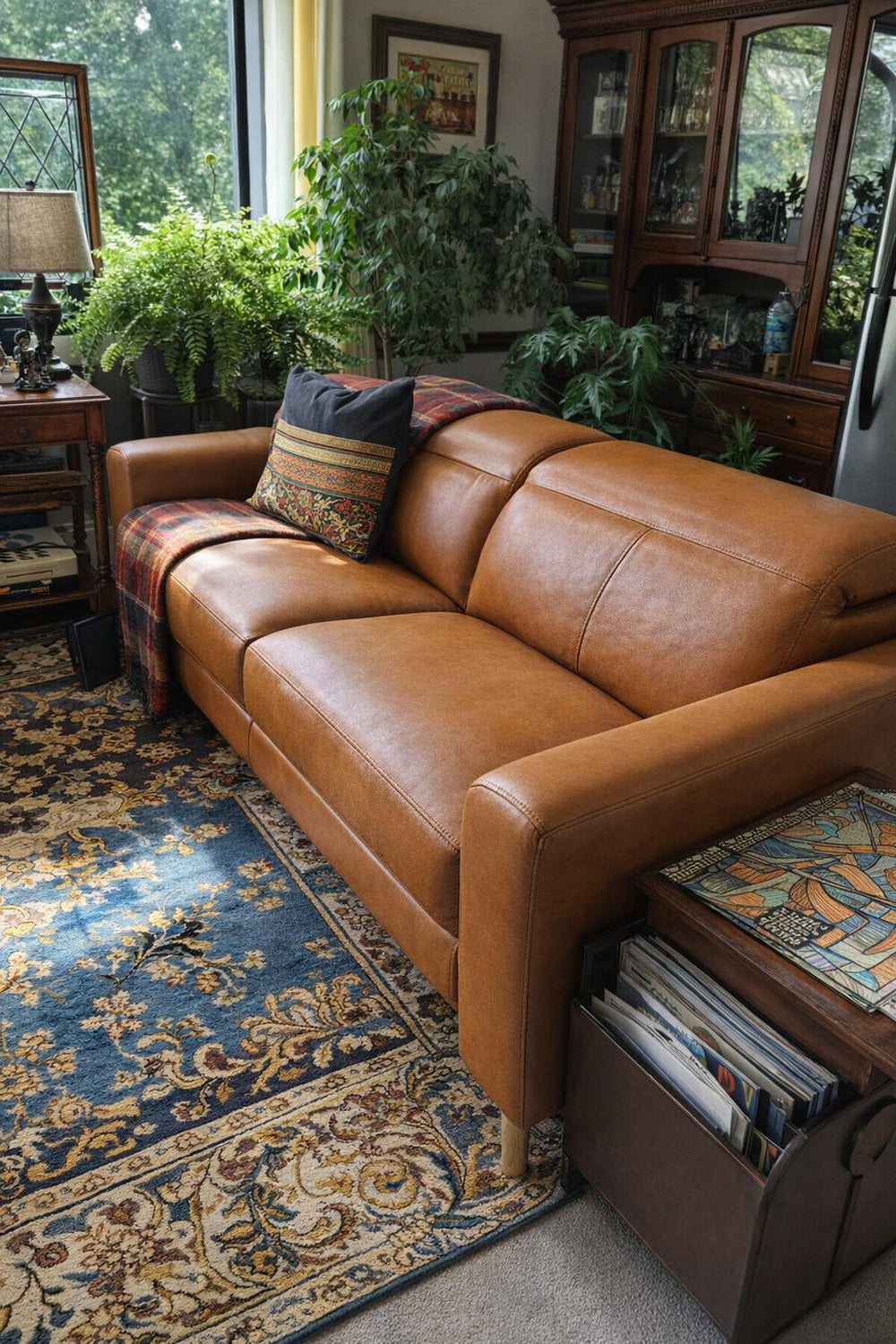 Elodie Leather Dual Recliner Sofa