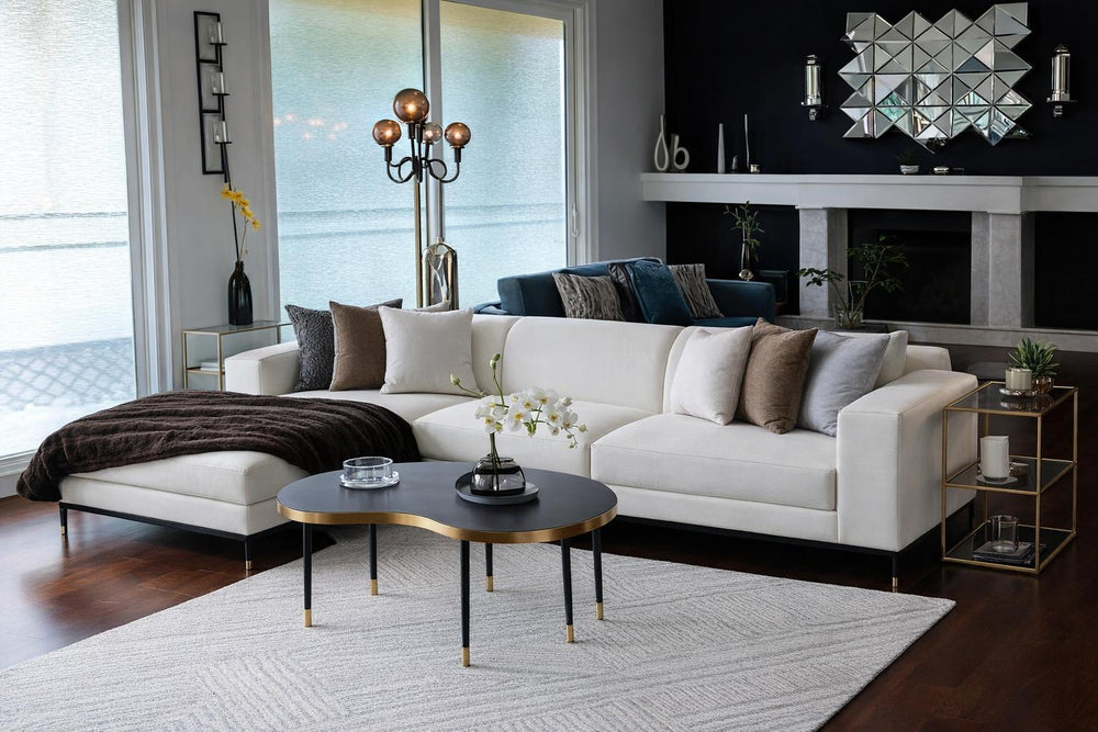 Valletta Leather Corner Sectional Sofa