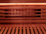 Valencia Aura™ 2-Person Full Spectrum Low-EMF Infrared Sauna | Black Exterior | Canadian Red Cedar