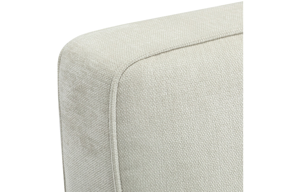 Valencia Fern Boucle Fabric Accent Chair, Pearl Color