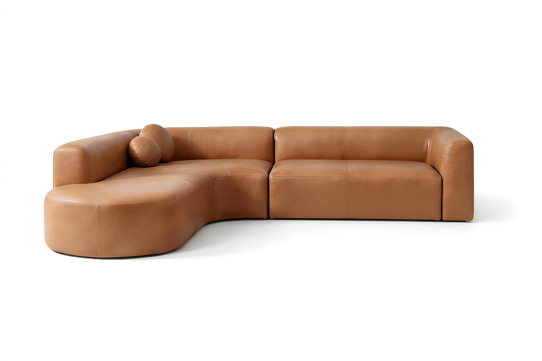 Jordyn Leather Sectional Sofa