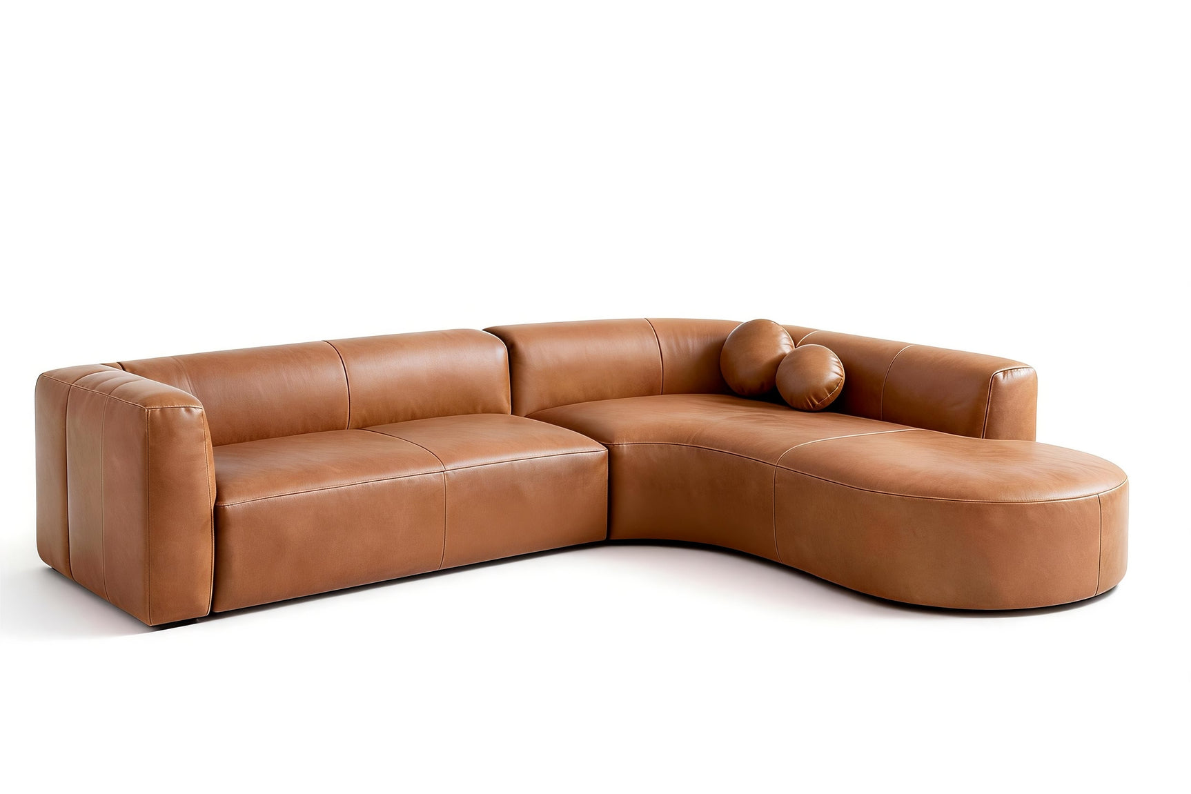 Jordyn Leather Sectional Sofa