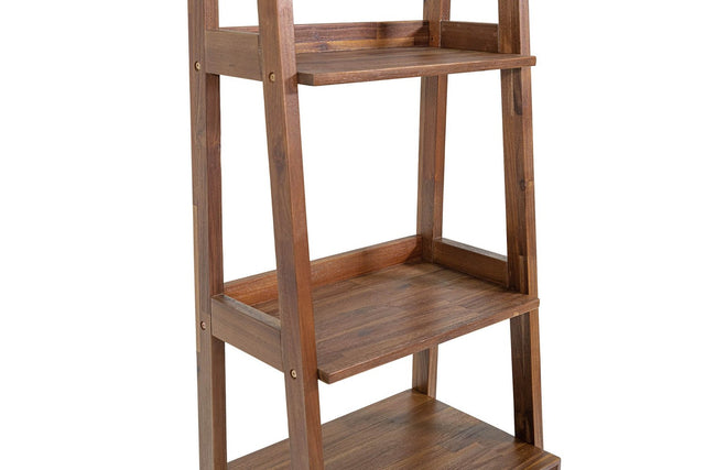 Keaton Acacia Modular Bookcase - Four Open Shelves