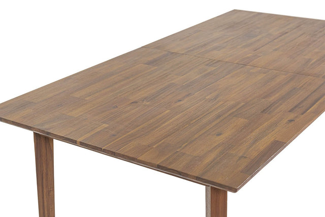 Keaton Solid Acacia Extendable Dining Table - Solid Acacia Top