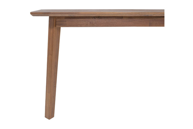 Keaton Solid Acacia Extendable Dining Table - Slim Square Legs
