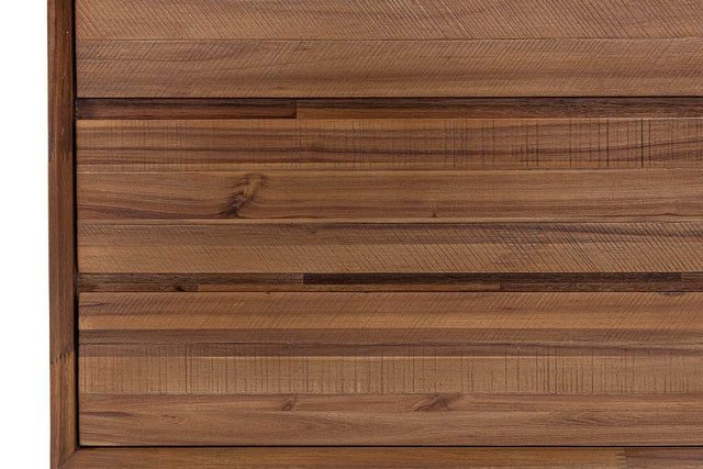 Keaton Wood 6-Drawer Dresser - Steel-Brushed Acacia