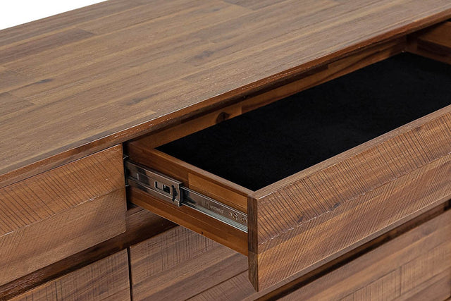 Keaton Wood 6-Drawer Dresser - Soft-Close Glides