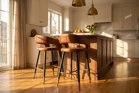 Lark Faux Leather Counter Stool (Set of 2)