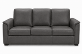 Valencia Laurent Leather Sofa With Console