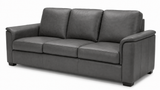 Valencia Laurent Leather Sofa With Console