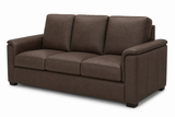 Valencia Laurent Leather Sofa With Console