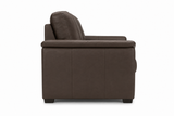 Valencia Laurent Leather Sofa With Console