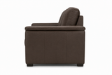 Valencia Laurent Leather Sofa With Console