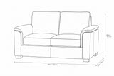 Valencia Laurent Leather Sofa