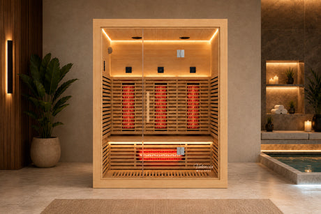 Valencia Aura™ Full Spectrum Low-EMF 3-Person Infrared Sauna