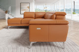 Pista Leather Reclining Sectional Sofa