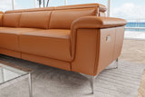 Pista Leather Reclining Sectional Sofa
